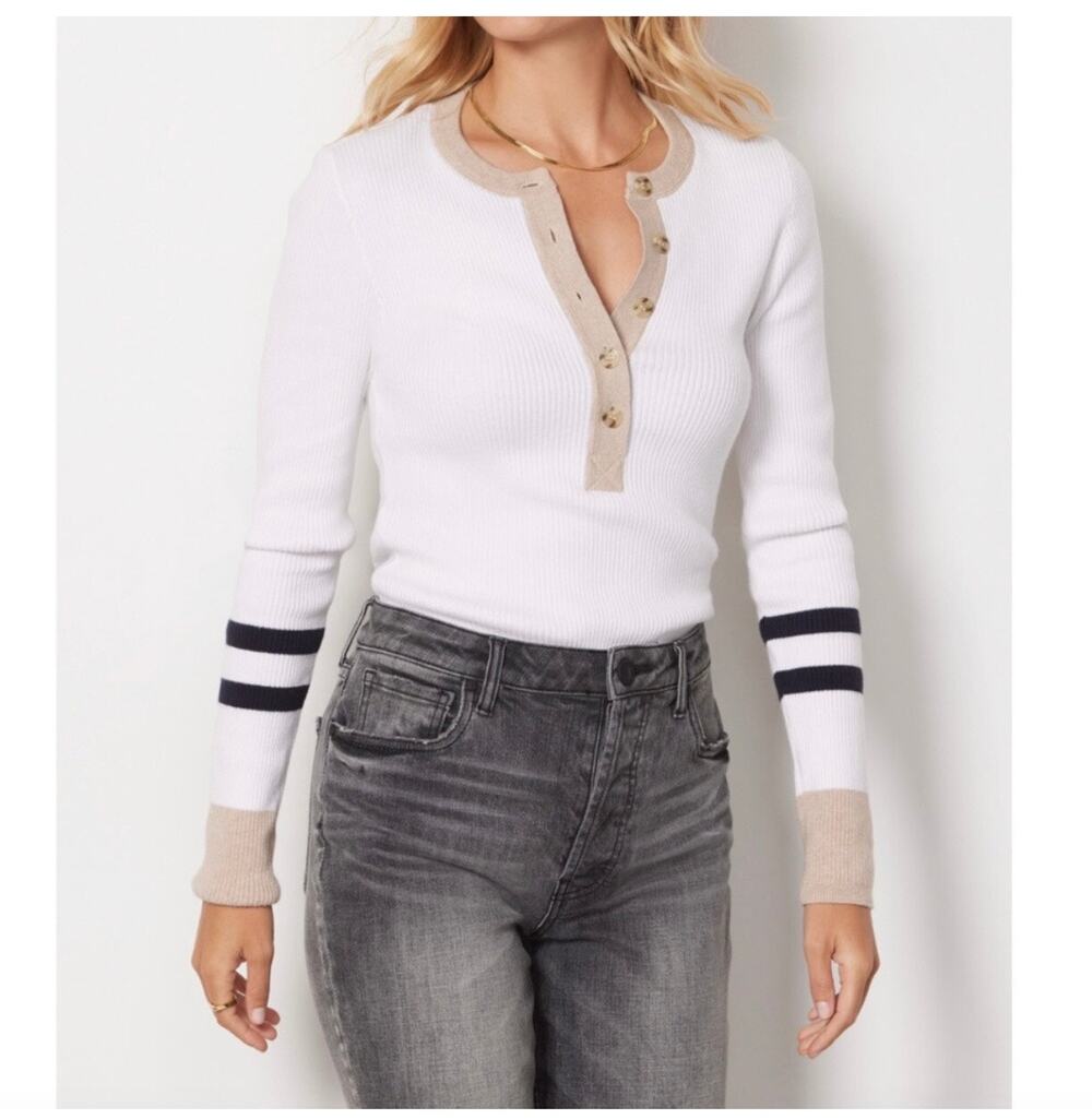 Faherty Mikki Henley vintage varsity
